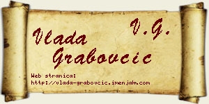 Vlada Grabovčić vizit kartica